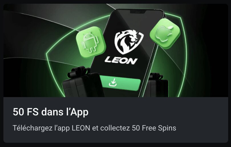 leon casino bonus app